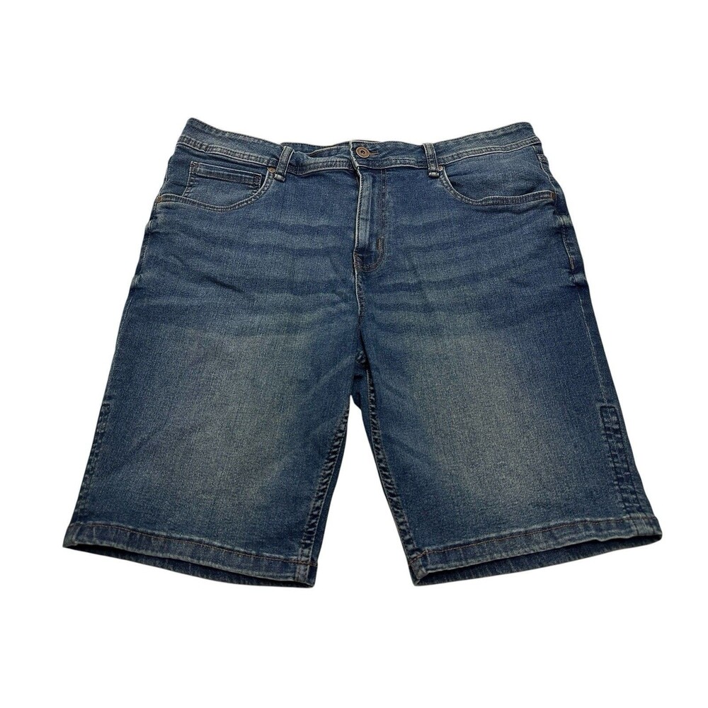 Men's The Perfect Jean Slim Fit Jean Shorts 10" Size 38 Admiral Blue #JS9T2NAMR